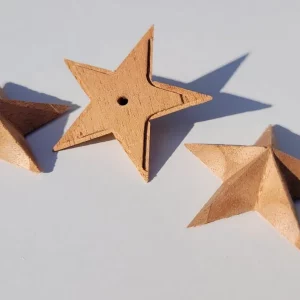 Estrellas en madera